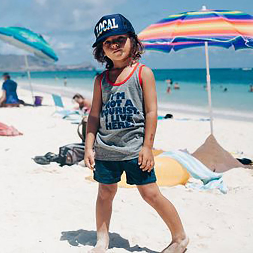 Boys' Not a Tourist Tank Top by Tiny Whales