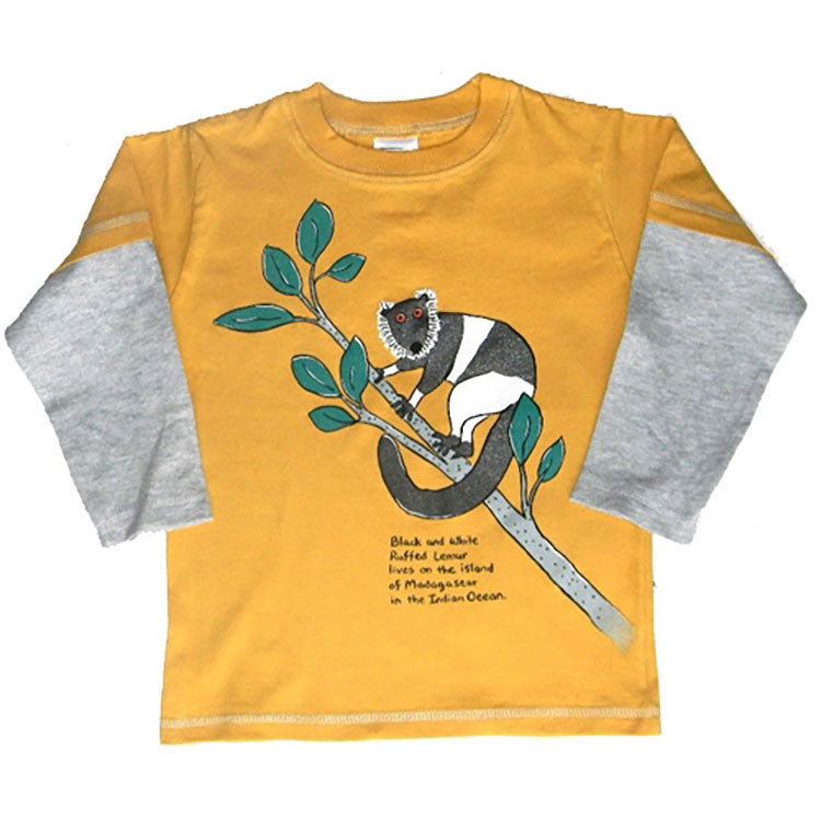 Little Boys Lemur Shirt by Tumbleweed