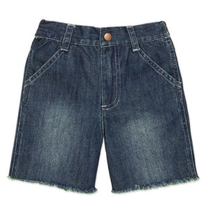 Boys' Denim Cut-Off Shorts by le top