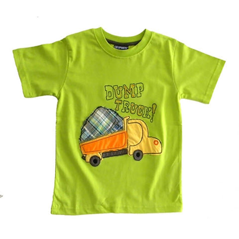 Little Boys Dump Truck Shirt by CR Sport