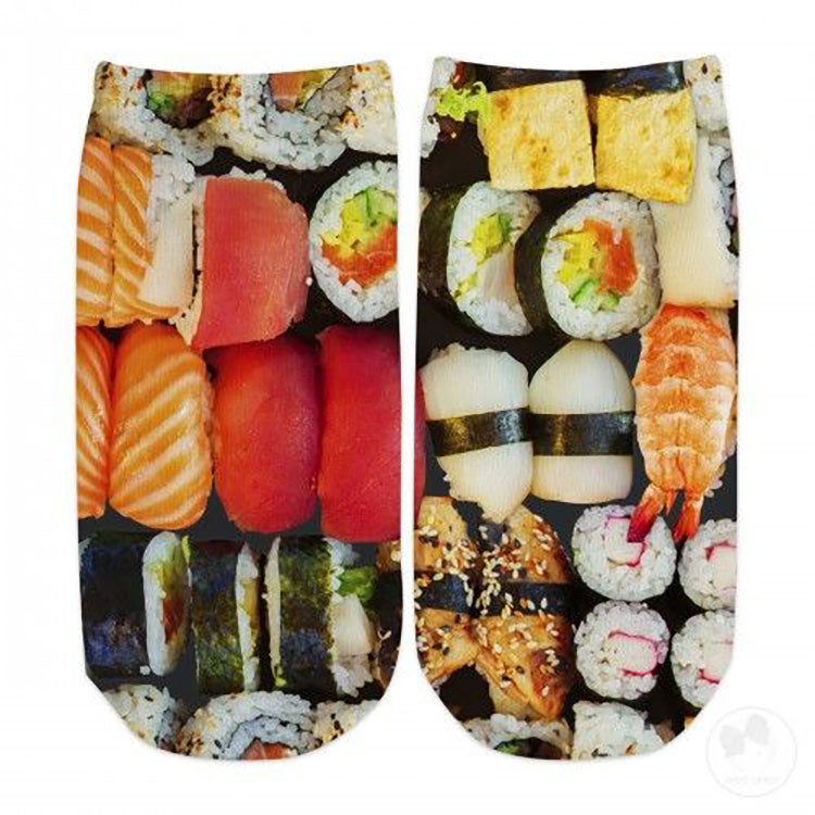 Boys Sushi No Show Socks by Sublime Designs