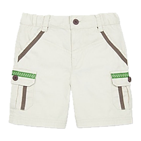 Little Boys' Wild Twill Cargo Shorts by Rabbit Moon