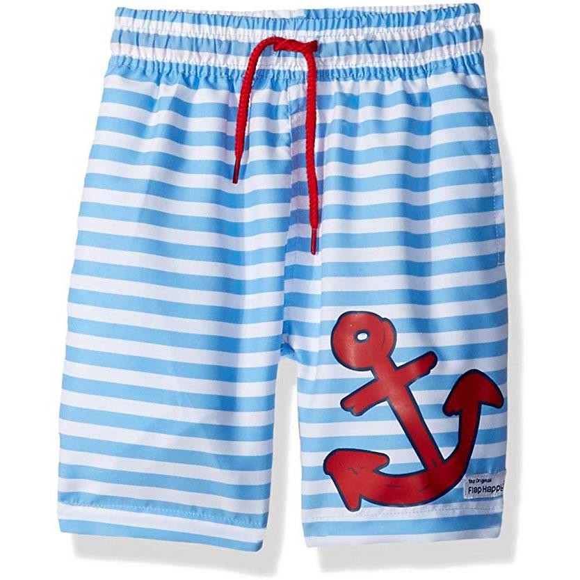 Little Boys' Sailor Stripe Shorts by Flap Happy - The Boy's Store