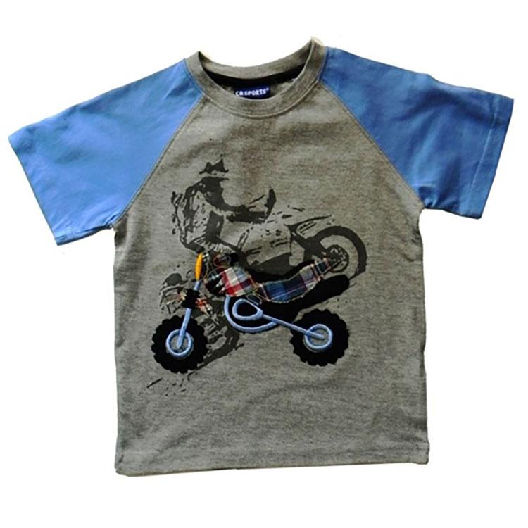 Boys Plaid Motorcycle Shirt by CR Sport - The Boy's Store