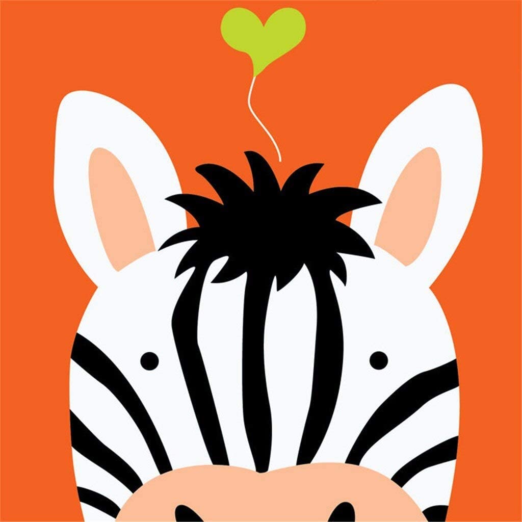 Per ongeluk Pardon tot nu Schilderen op Nummer voor Kinderen - Zebra - Dieren - Met Frame - 20x2