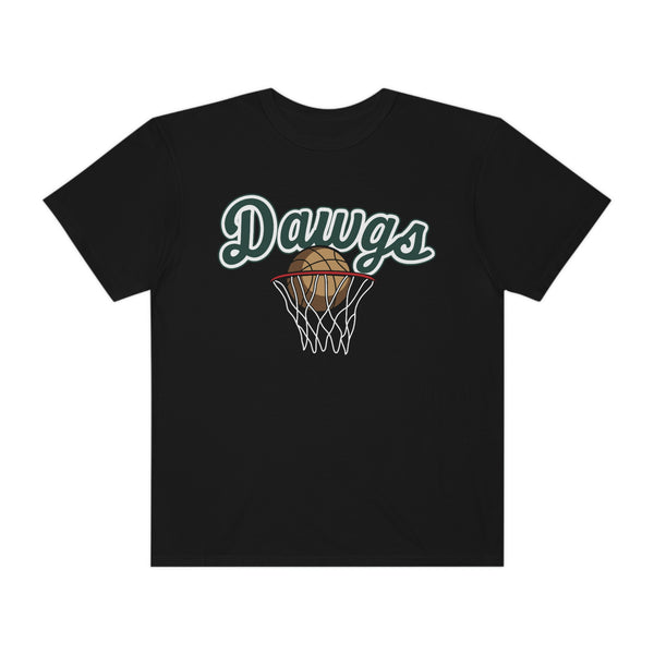 Dawgs Hoops Script Tee