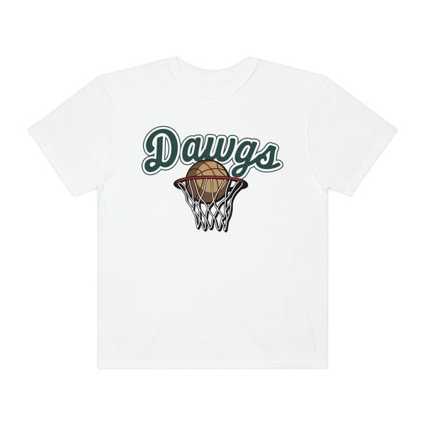 Dawgs Hoops Script Tee