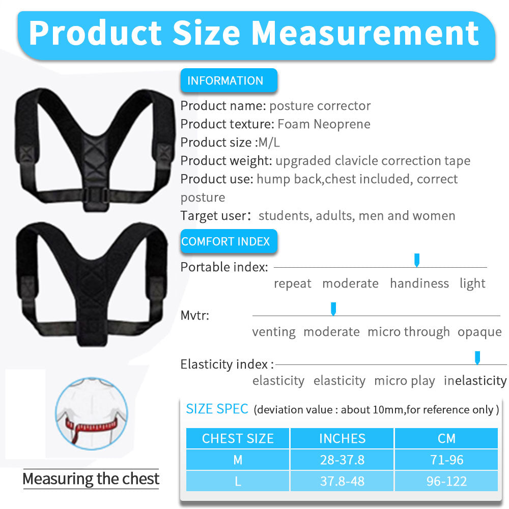 back posture corrector instructions