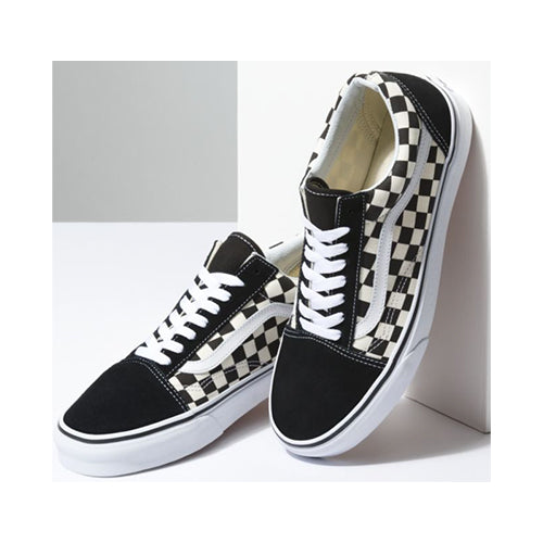 vans primary check old skool womens