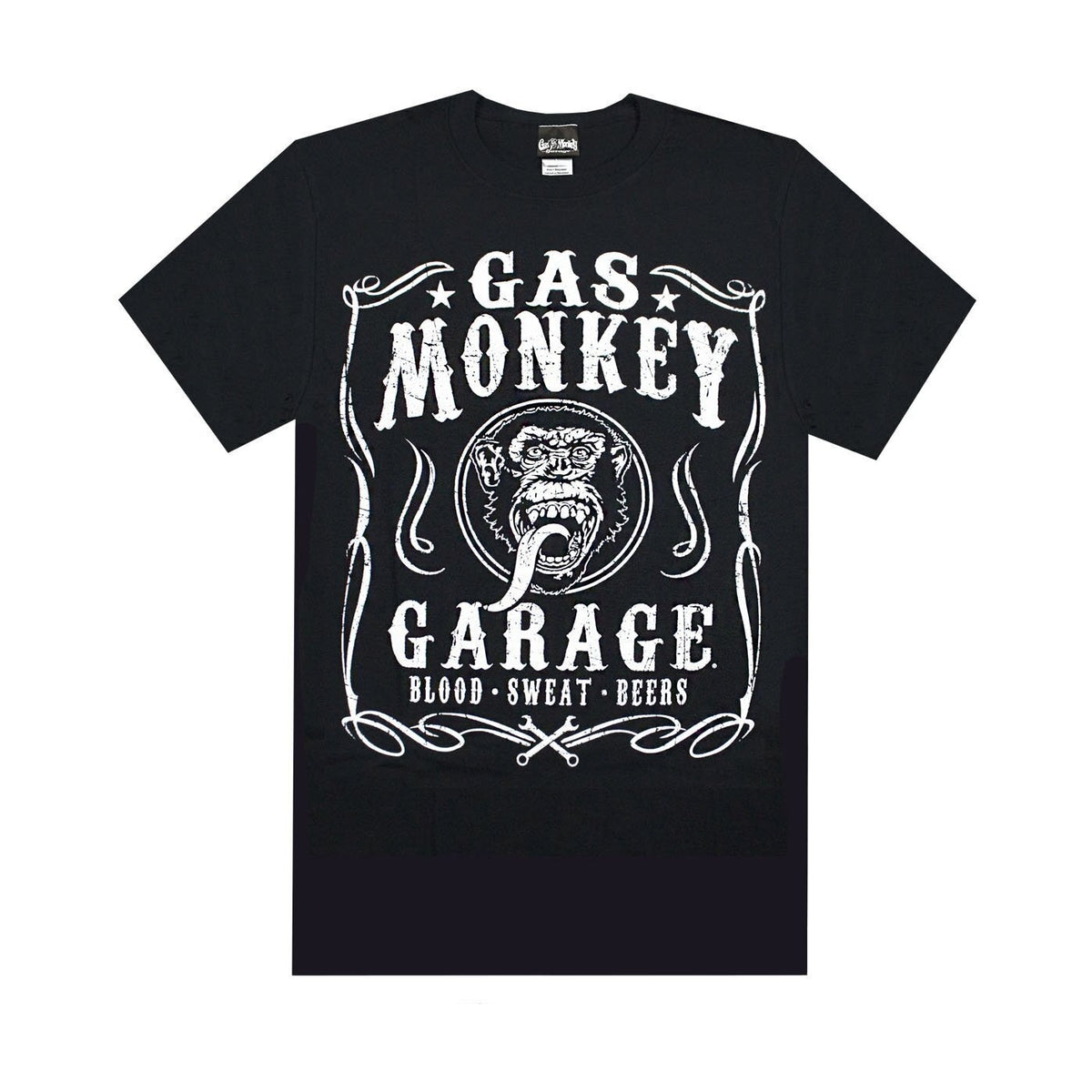 balans Zee materiaal Gas Monkey Garage Mens Blood Sweat and Beers Short-Sleeved T-Shirt |  Discounts on great Brands