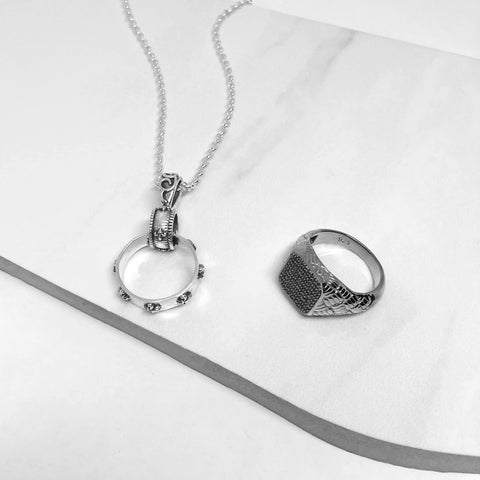 Men's necklace/ Nixir / Men's jewelry / Silver jewelry/ 925 Sterling Silver