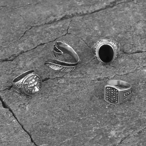 Mens ring/Nixir/ Silver jewelry