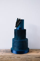 Blue wedding cake, Union Cakes Manchester
