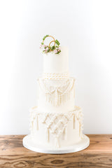 Macrame Wedding Cake, Union Cakes Manchester