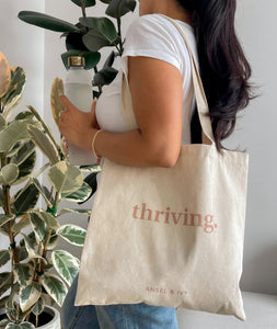 canvas tote bag for plant lovers