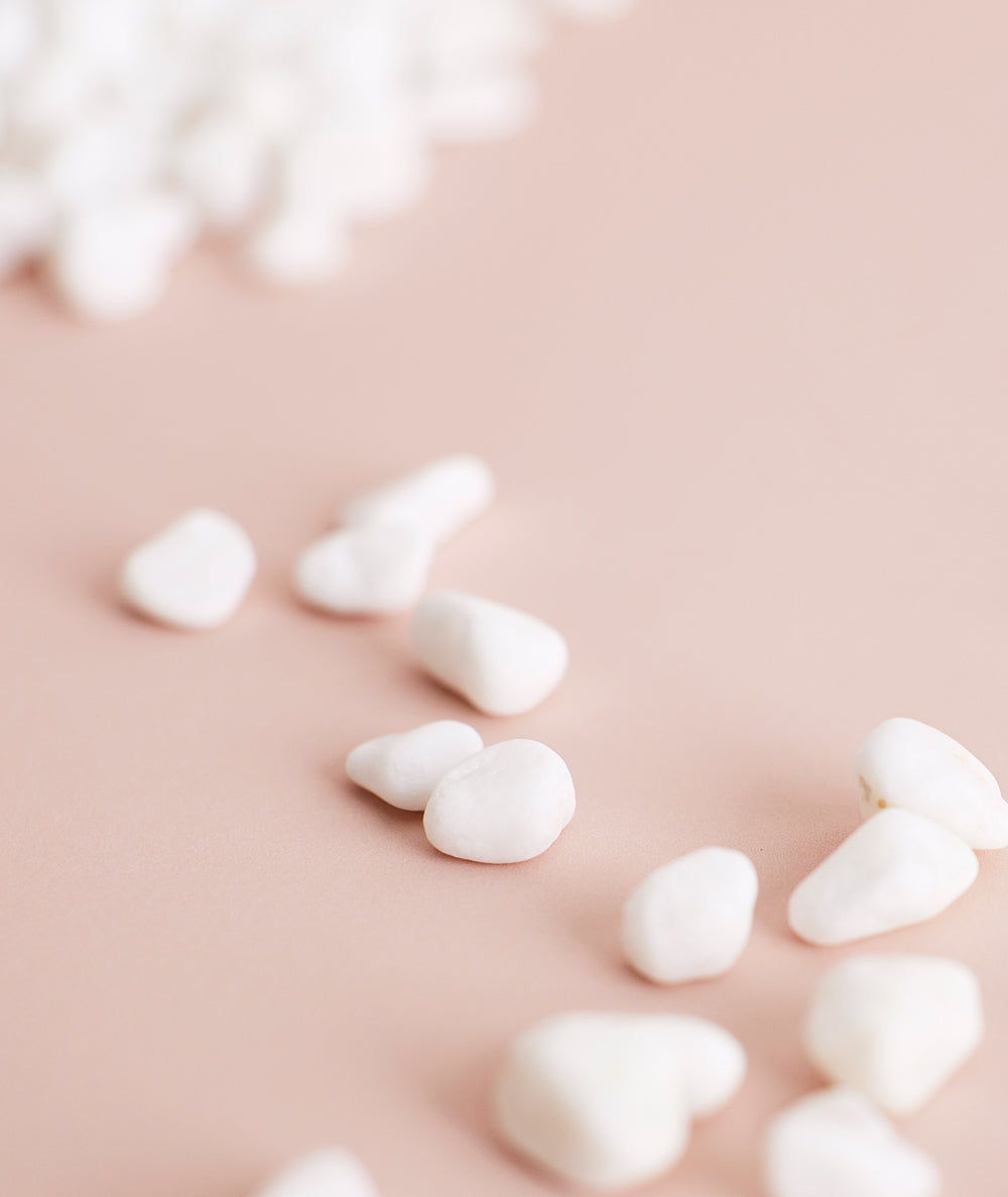 Decorative White Pebbles