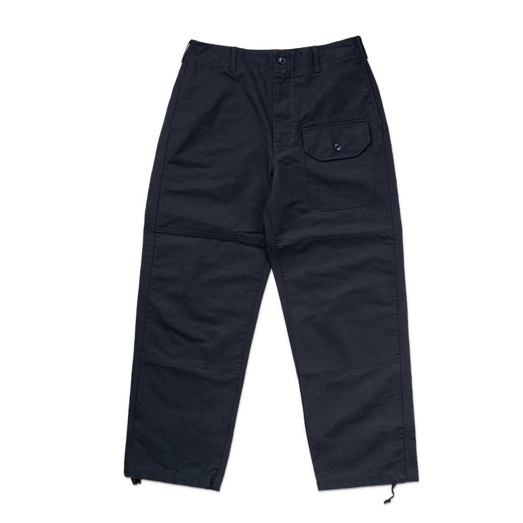 Deck Pant 22F1F027 Navy Cotton Double Cloth