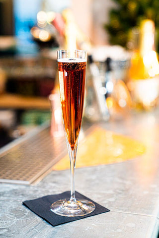 Wild Kir Royale low-alcohol cocktail