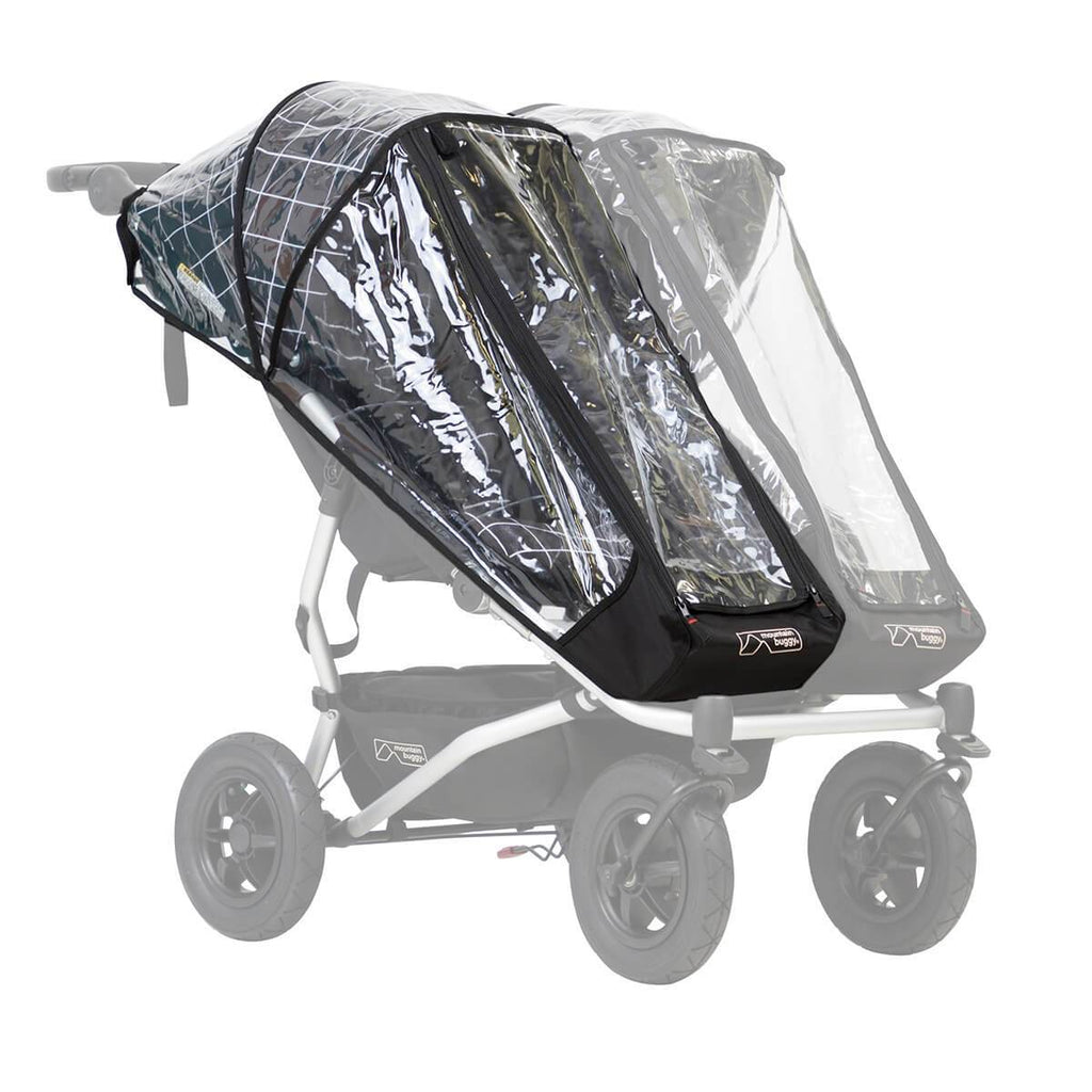 Raincover Compatible with Mountain Buggy Duet Twin Double Pushchair 
