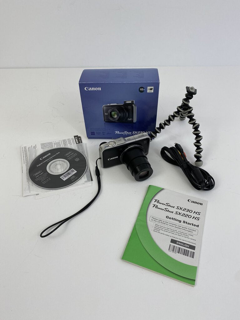 velocidad Gracioso una taza de Canon Power Shot SX230 HS Digital Camera 12.1 Megapixels Clean! /rw –  Pathway Market GR