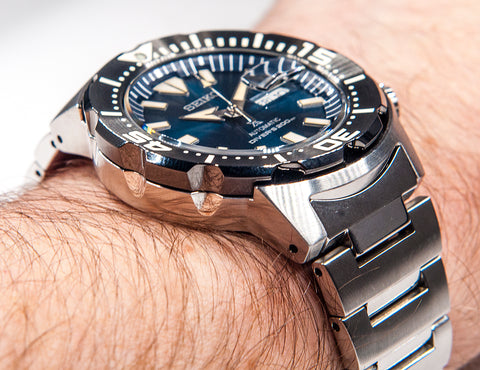 Seiko Fourth Gen blue  Monster watch review SRPD25