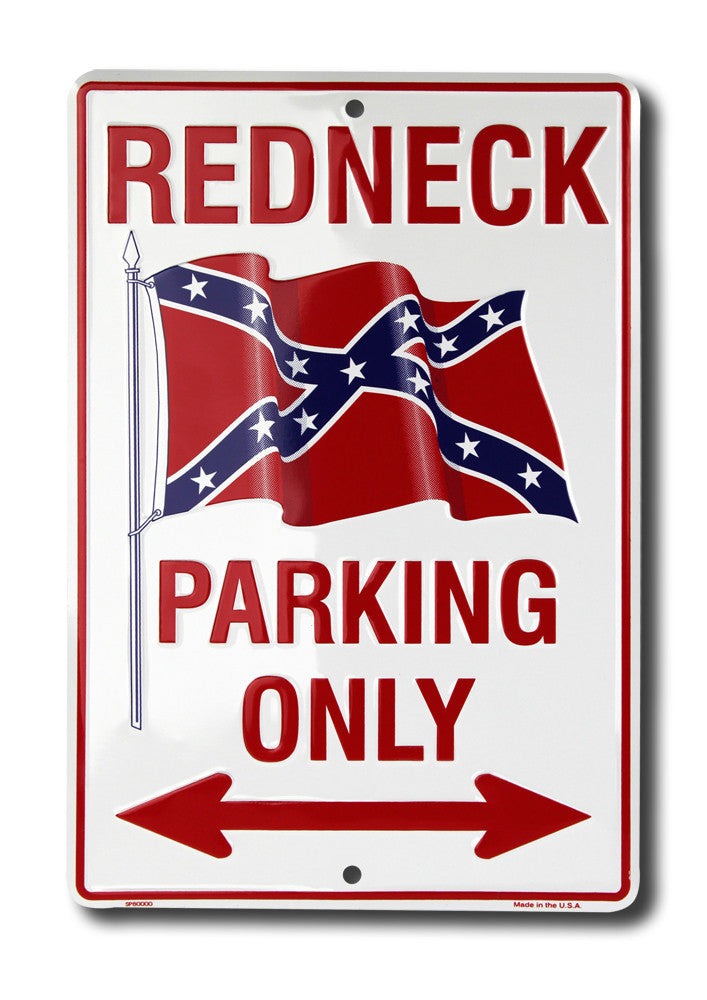 sp80000 redneck parking only with confederate flag