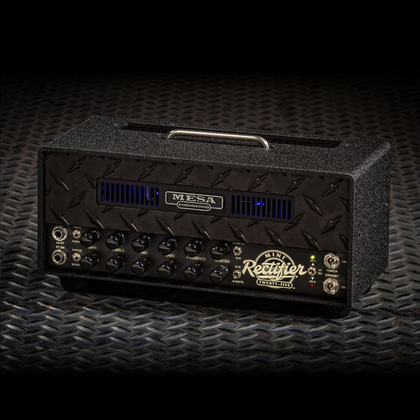 MESA/Boogie Mini Rectifier 25 Head - Custom Black Diamond Plate