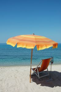 mediterranean beach - italy