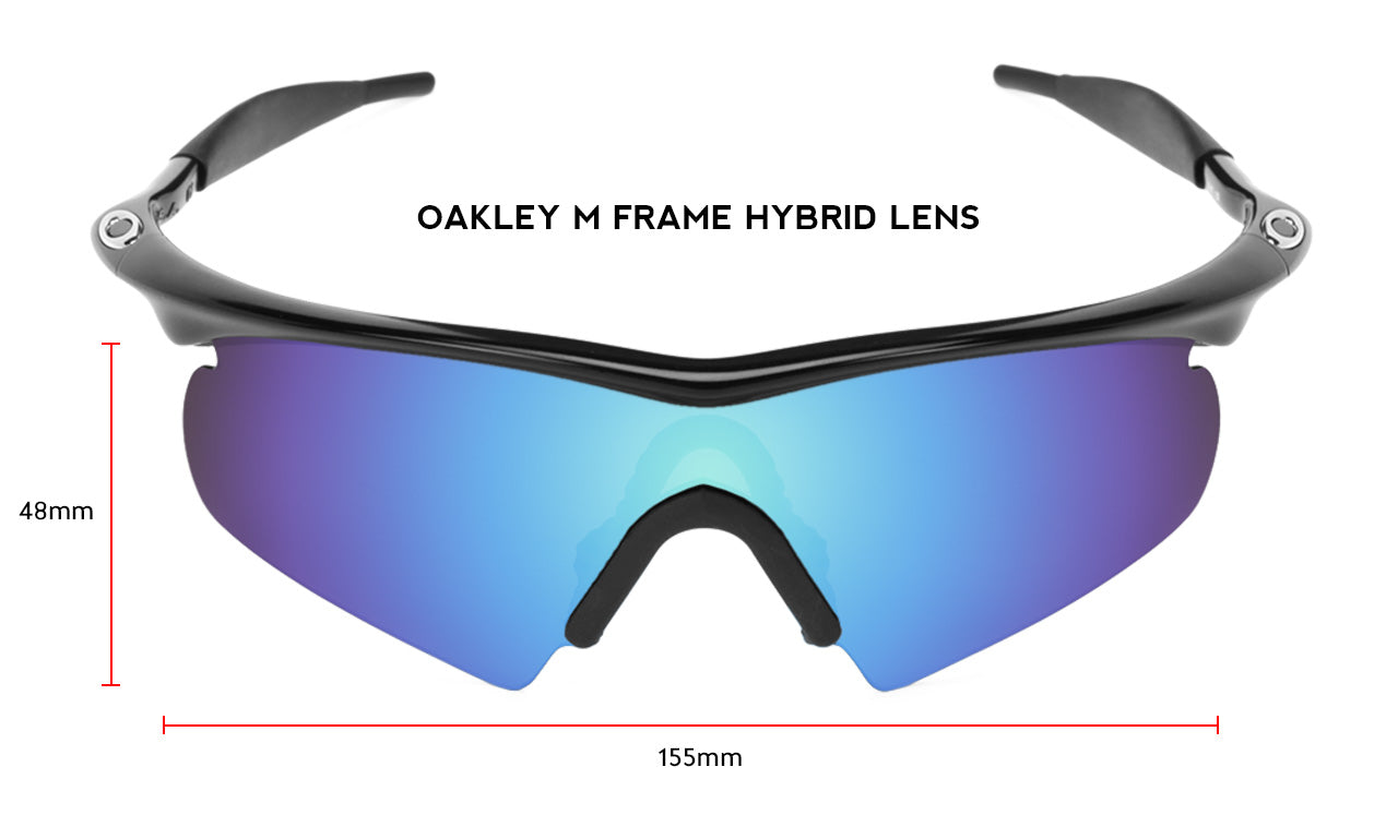 Oakley M Frame Hybrid Lens Measurements