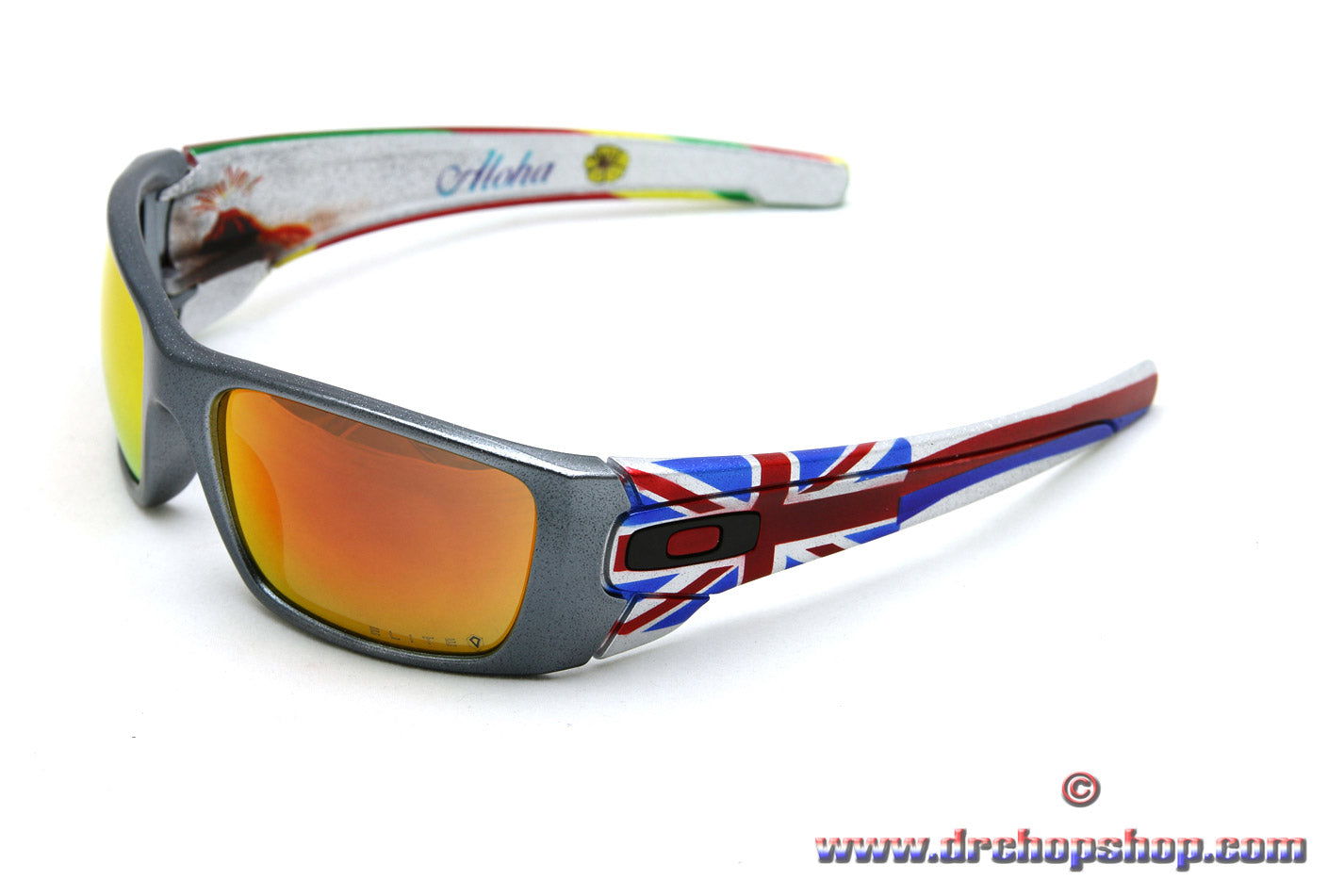 Customized Oakley Sunglasses Painted by Dr. Chop - Quarter Turn Profile