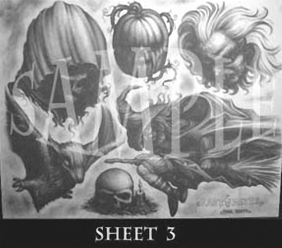 flash tattoo booth paul sheet halloween last rites