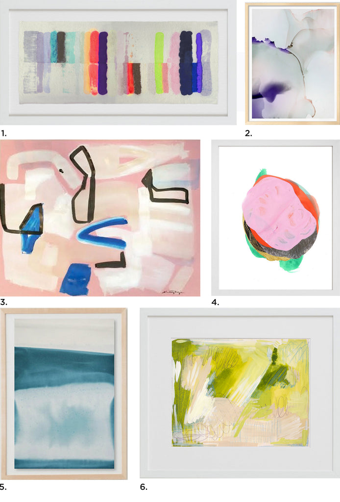 Abstract Art Gift Guide for Mother's Day, by Simply Framed 