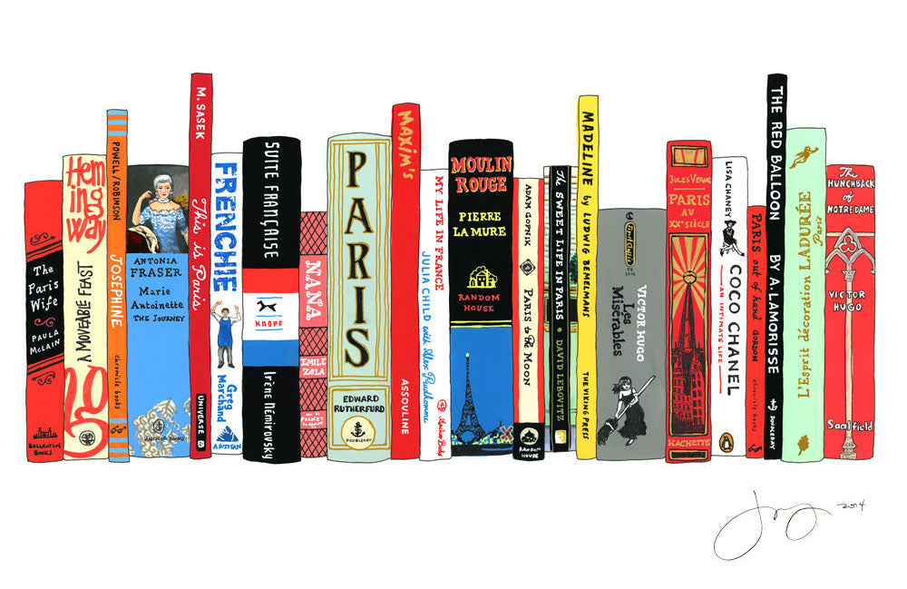 Ideal Bookshelf, Paris collection via Simply Framed 