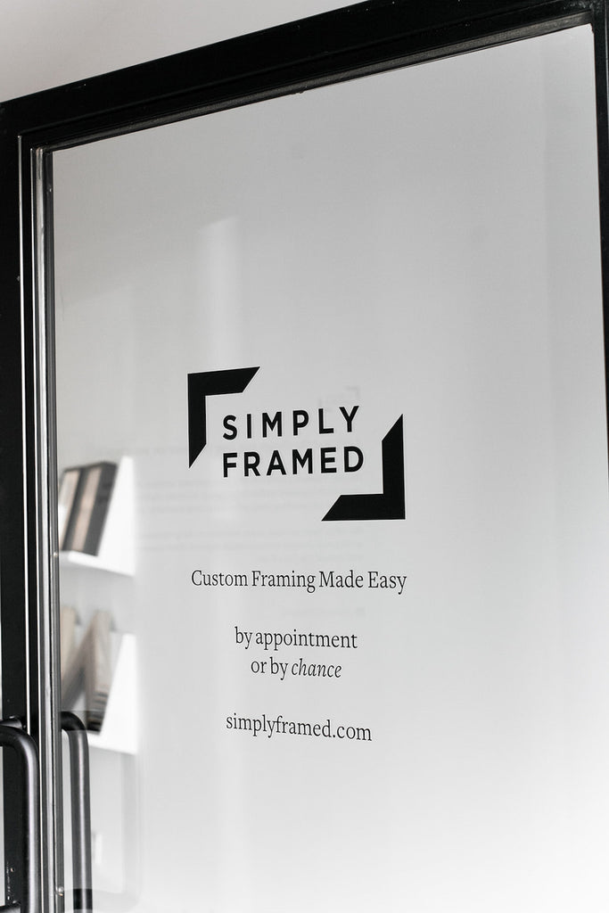 simply framed showroom
