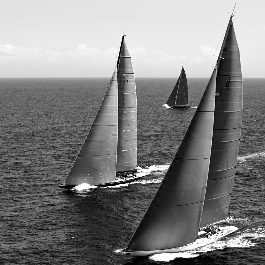 J class sailboats by photographer Drew Doggett via Simply Framed 