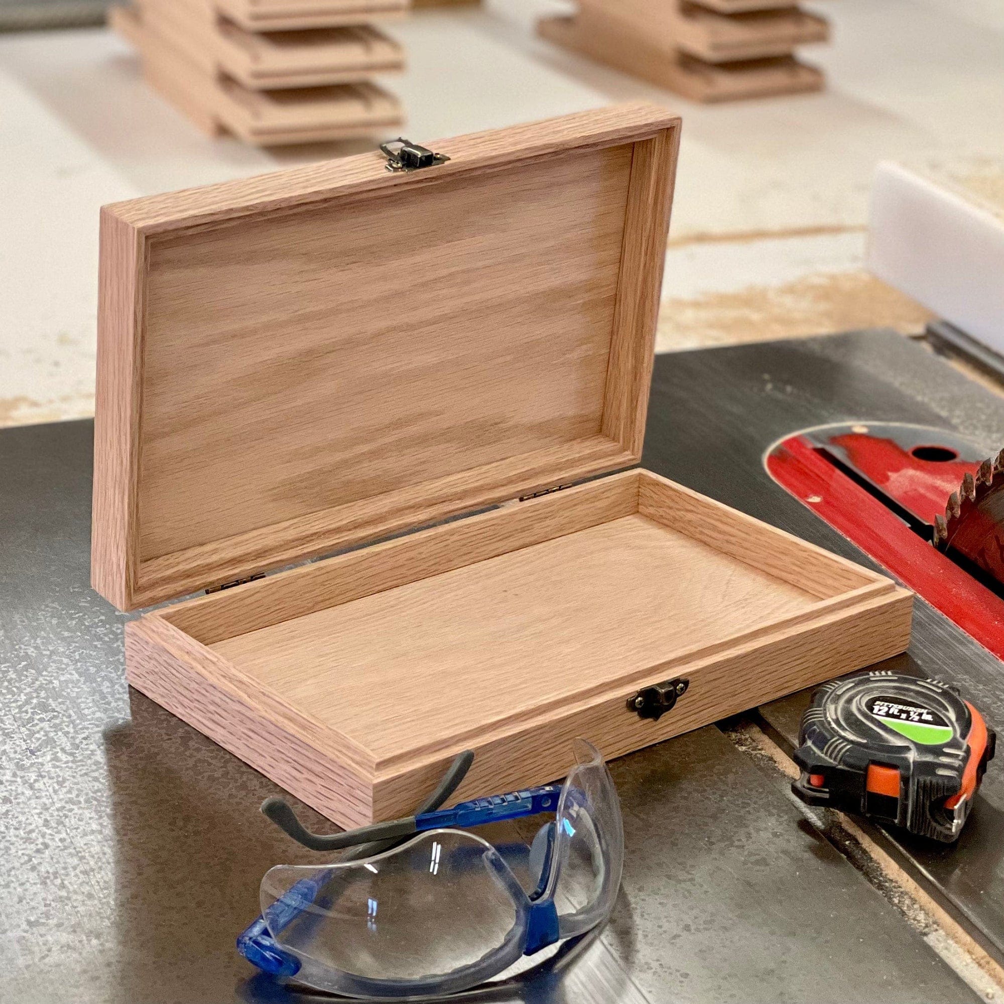 Small Unfinished Wood Box, The Designcraft Studio