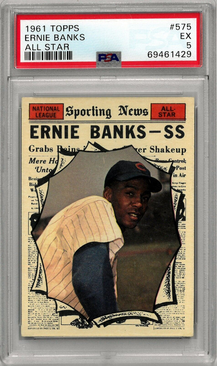 Ernie Banks All Star Sporting News *** Topps 575*** Card - Ruby Lane