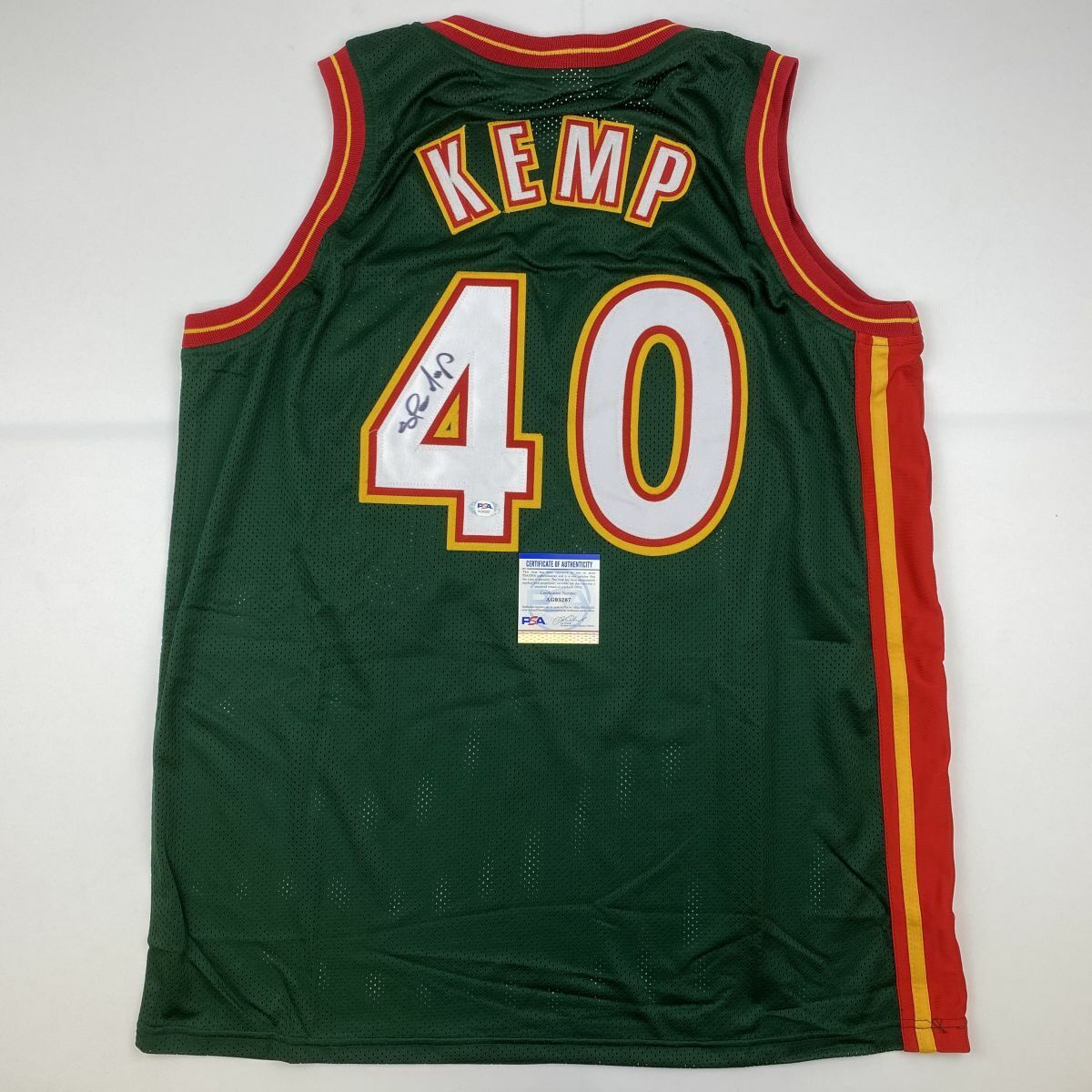 Shawn Kemp Signed Jersey (PSA COA)