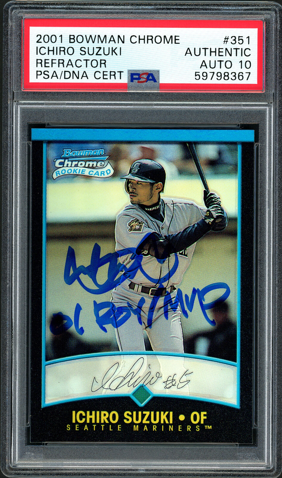 2001 BOWMAN DRAFT ICHIRO RC PSA 10 イチロー www.rsud.klungkungkab