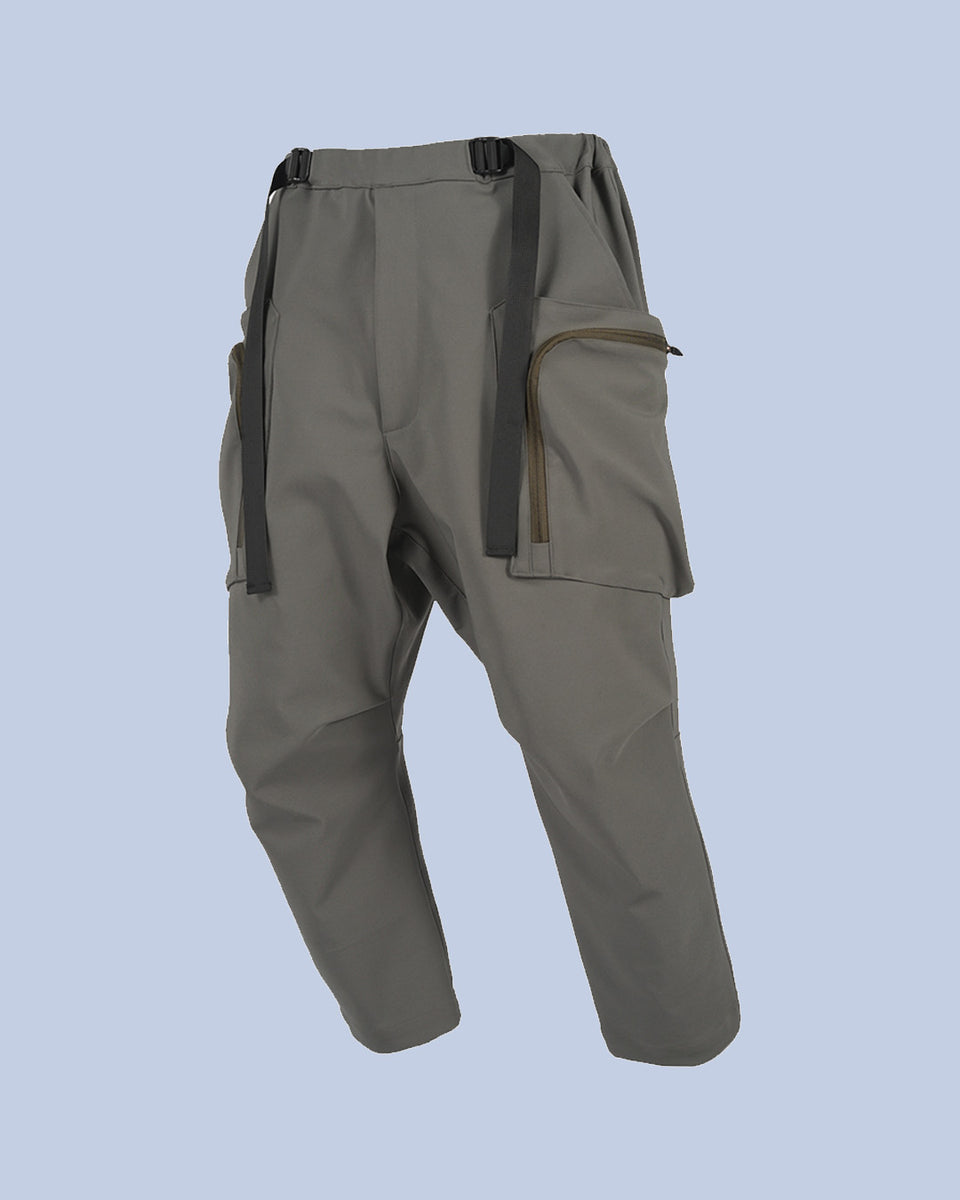 Grey Cropped Cargo Pants – Imaphotic