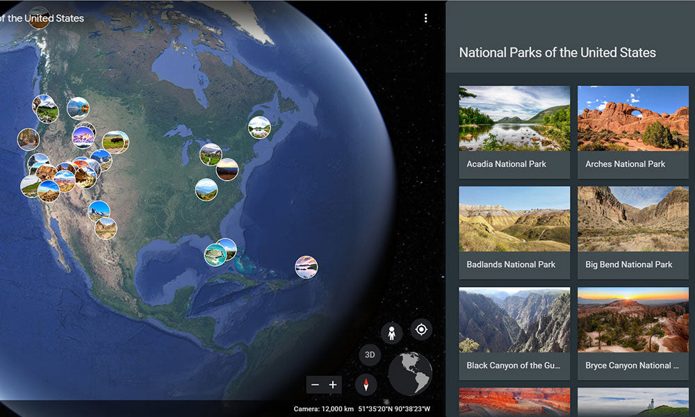 Google Earth National Parks | | Explore During Quarantine | Flashpacker Blog