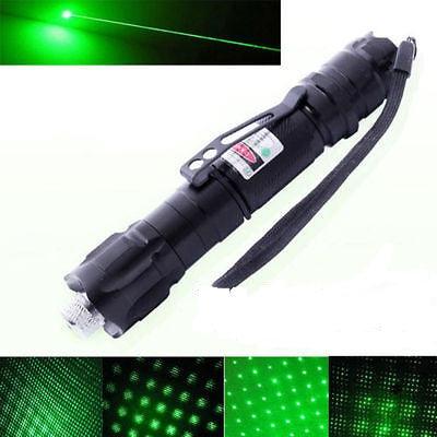 High Power Military 1mW 532nm Green Laser Pointer Pen Visible Beam Light Lazer 