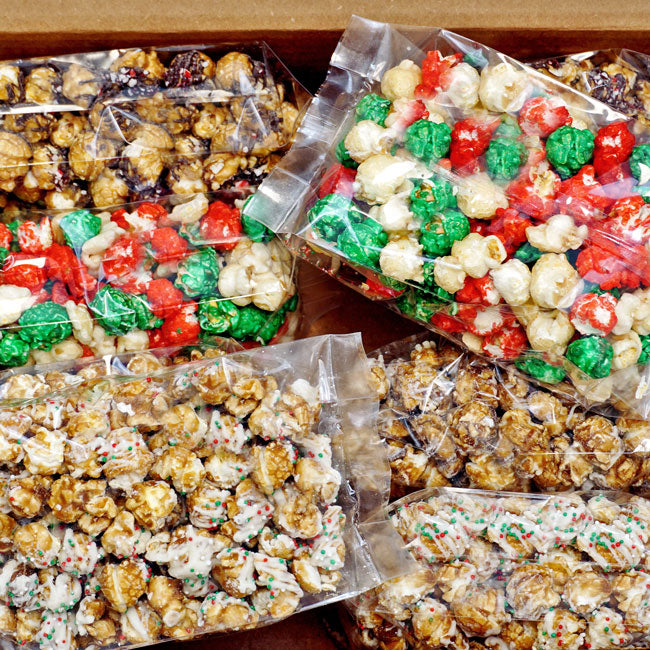 christmas popcorn bags