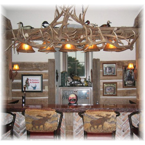 antler pool table lights