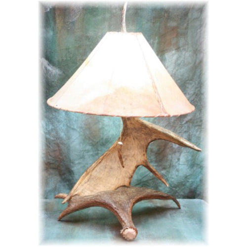 moose antler lamp