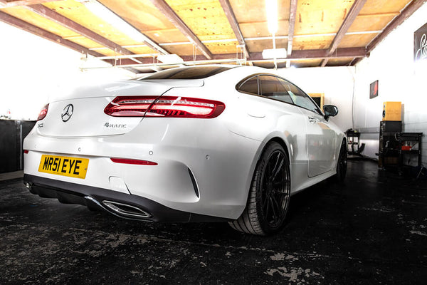 Mercedes E400 Rear Garage Shot