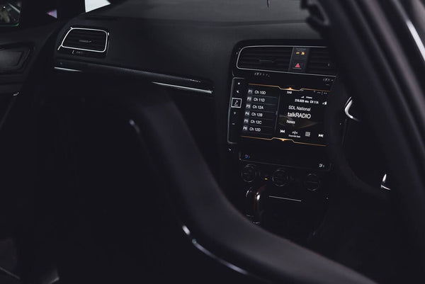 VW Golf Interior Dashboard Shot