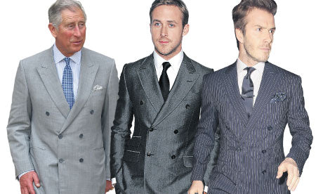 Prince Charles and Ryan Gosling Double Breasted Suits