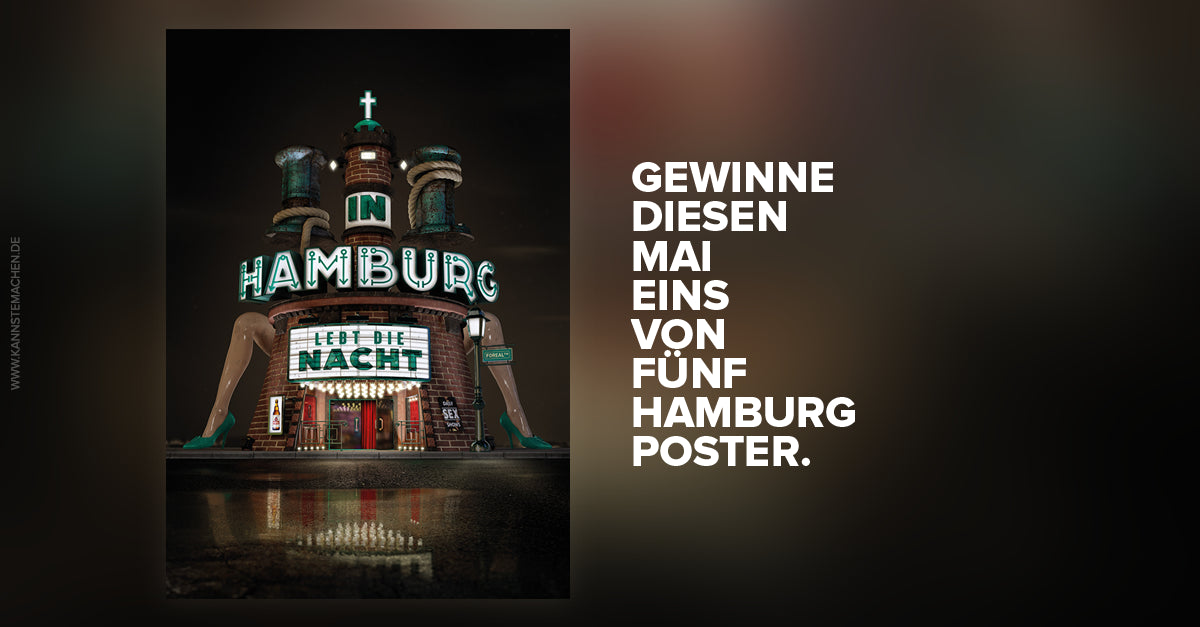 #KANNSTEMACHEN Monats-Gimmick Mai: Hamburg Poster