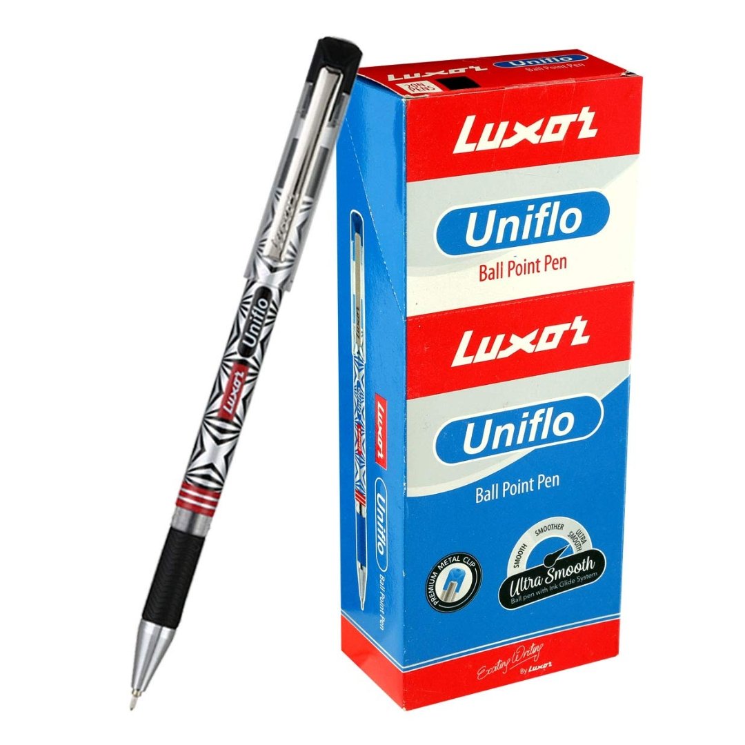 Luxor Uniflo Ball Point Pen 07mm Pack Of 20 Scooboo Luxor 0982